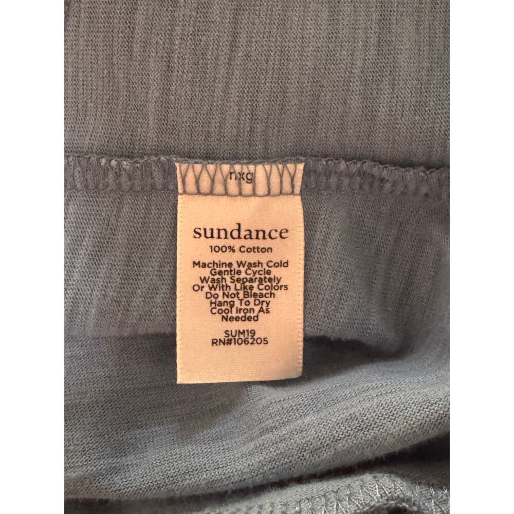 Sundance Dusty Blue Ruffle Tank - Size Small - Picture 6 of 8